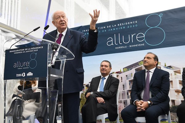 Inauguration de la résidence ALLURE 8e dans le quartier de Bonneveine à Marseille (13008)