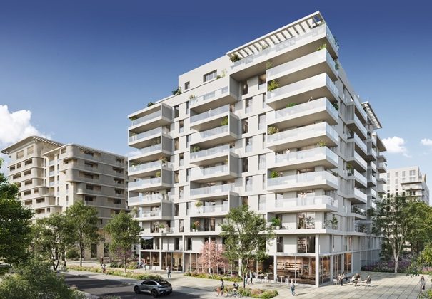 Bâtiment B situé au sud-est du programme InCity