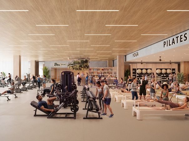 Salle de sport du programme immobilier InCity